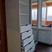 Купить шкаф-купе двухдверный "Белый жемчуг" в Донецке
