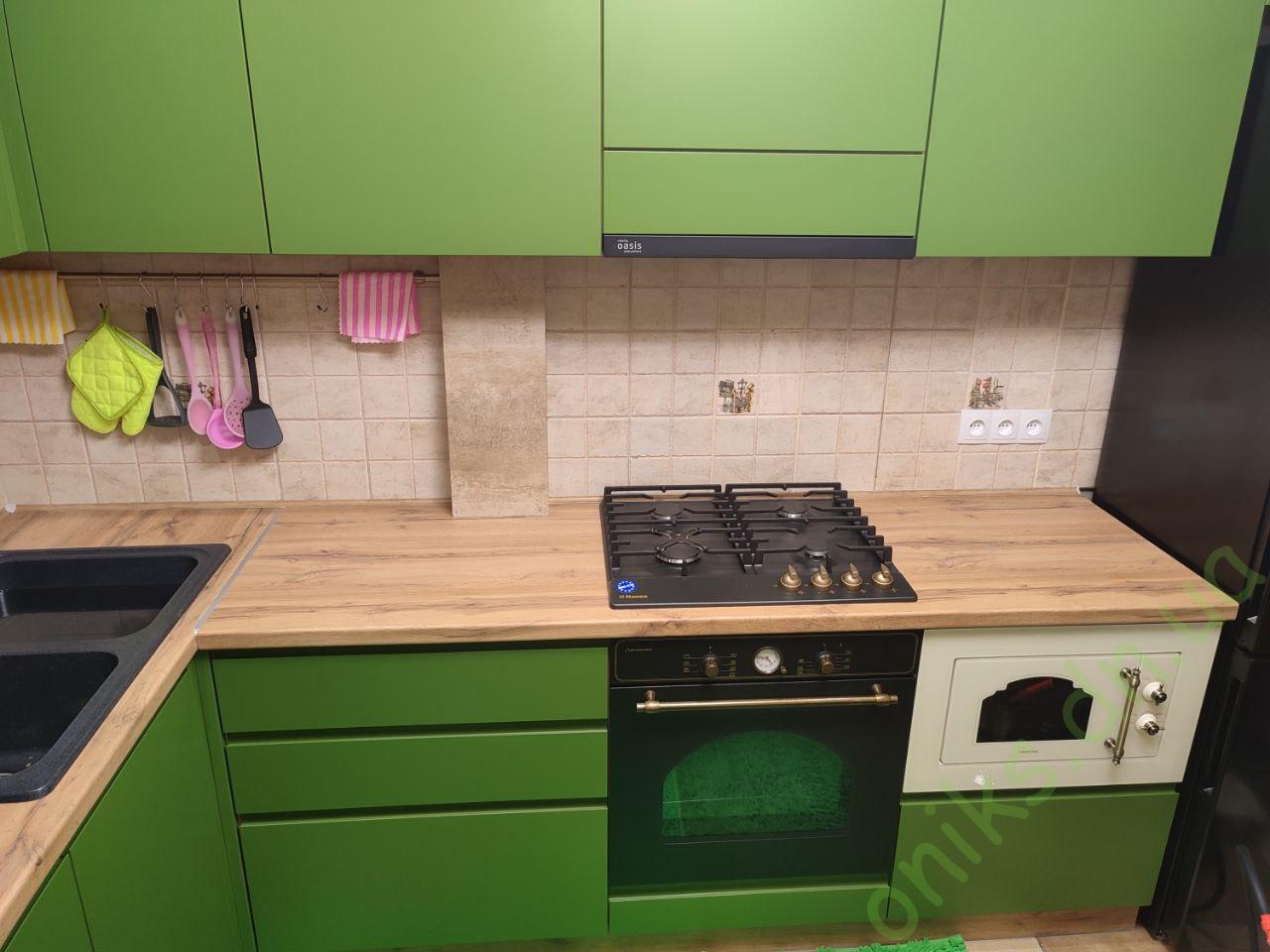 Купить кухню угловую "Green" в Донецке